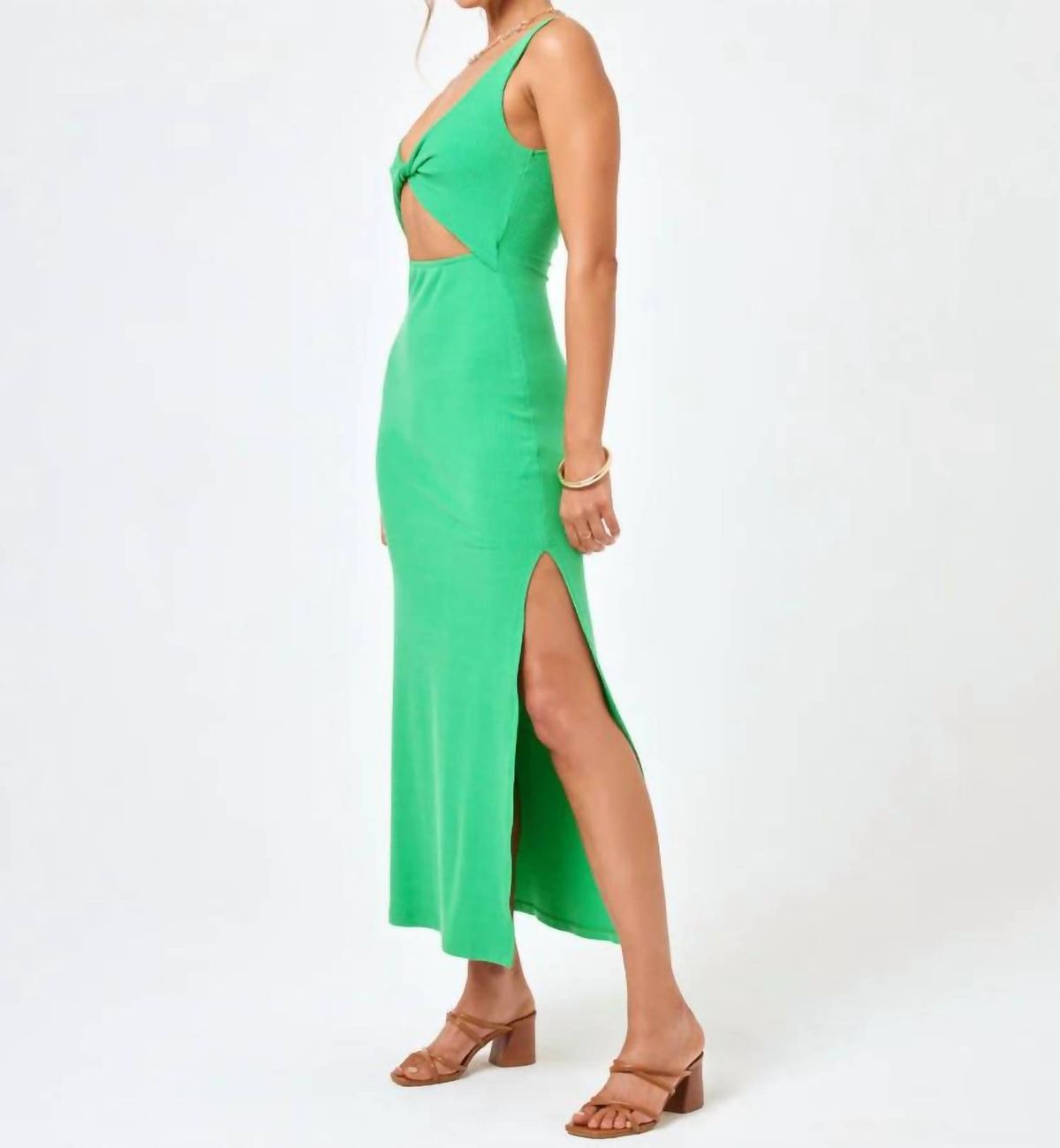 Style 1-1517371024-149 L*SPACE Size L Prom Green Cocktail Dress on Queenly