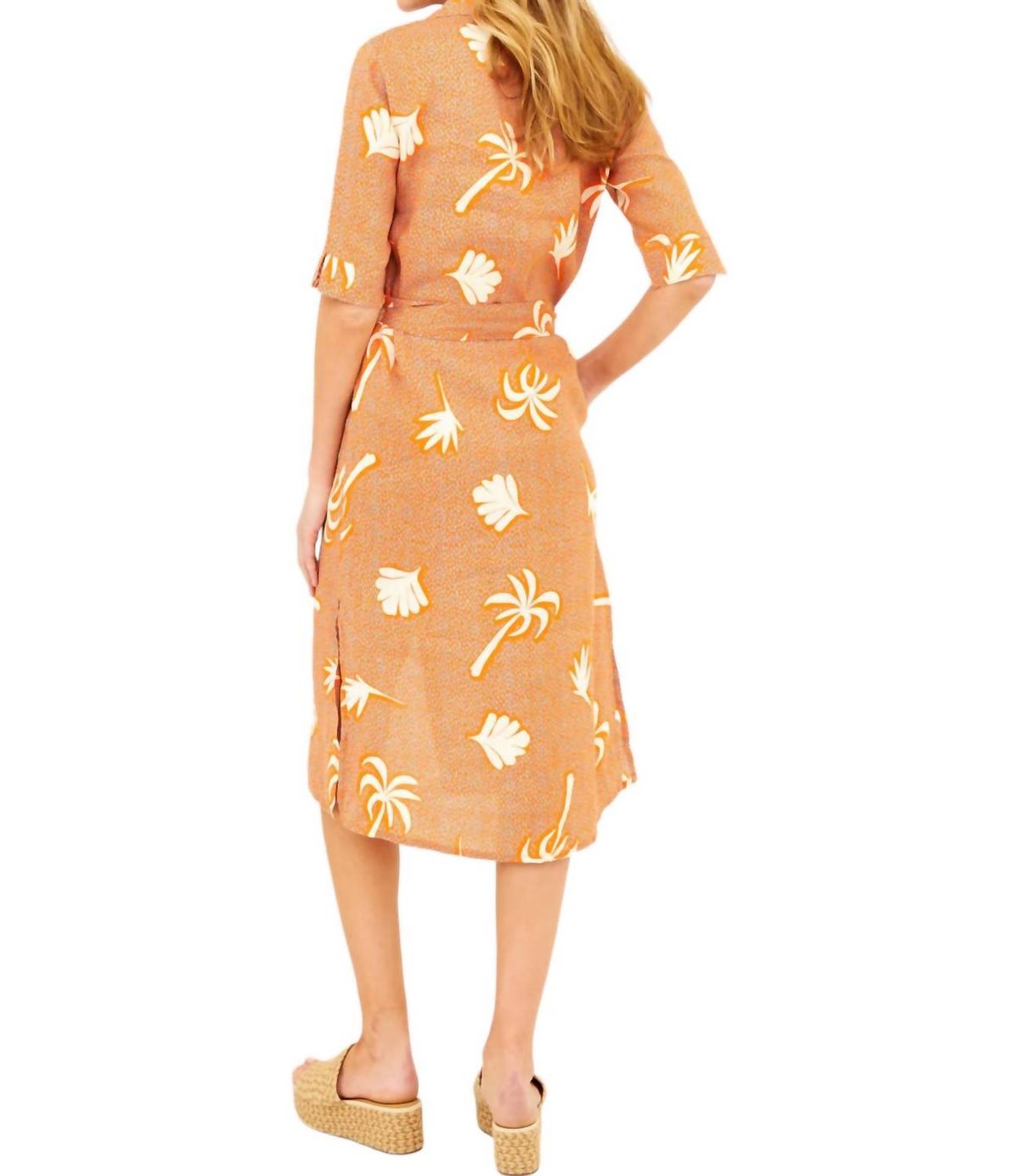 Style 1-2811857840-149 HIHO Size L High Neck Orange Cocktail Dress on Queenly