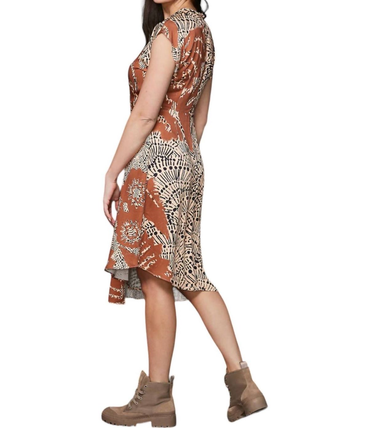 Style 1-1322942955-74 NU Denmark Size S Brown Cocktail Dress on Queenly