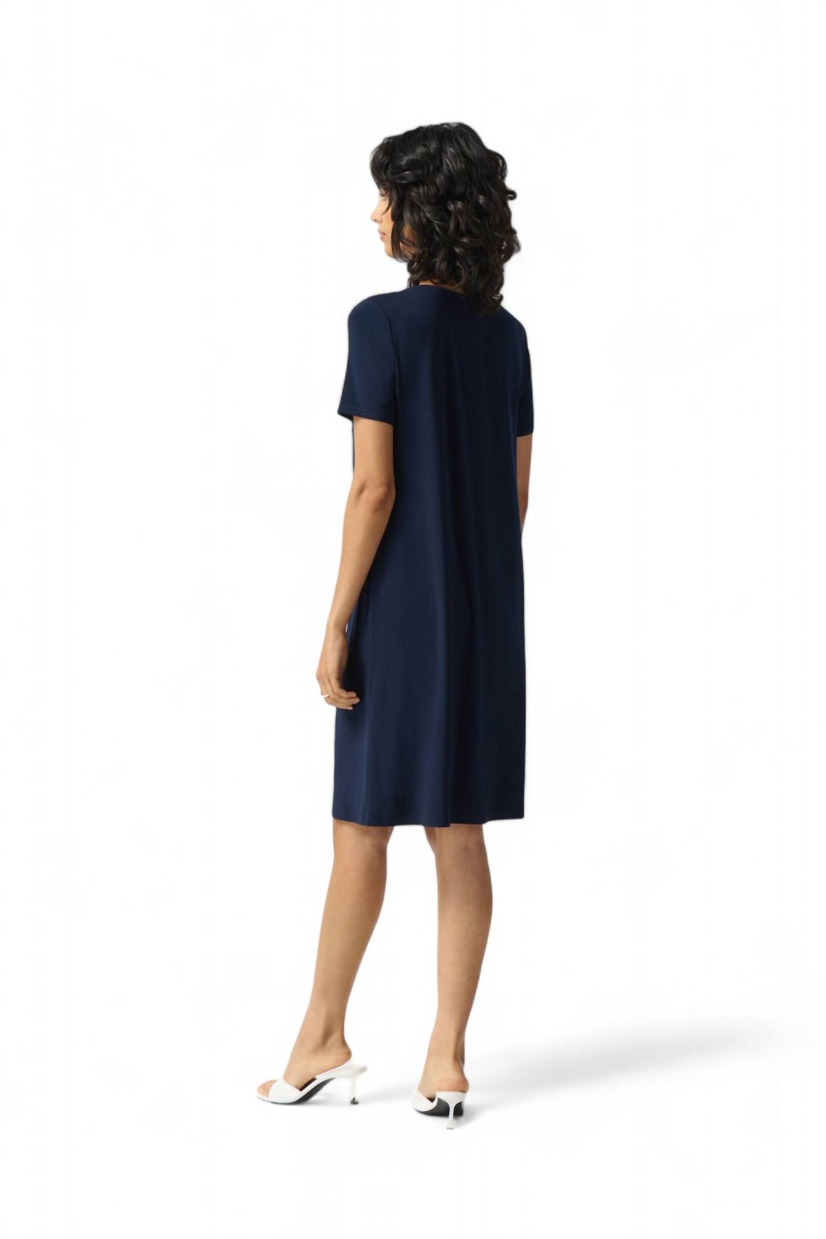 Style 1-3790789495-1901 Joseph Ribkoff Size 6 Blue Cocktail Dress on Queenly