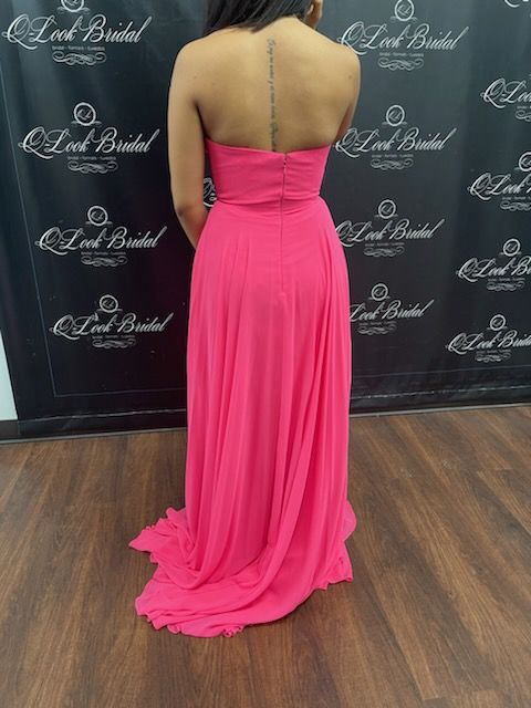 Style NE102 Size 00 Pink Floor Length Maxi on Queenly