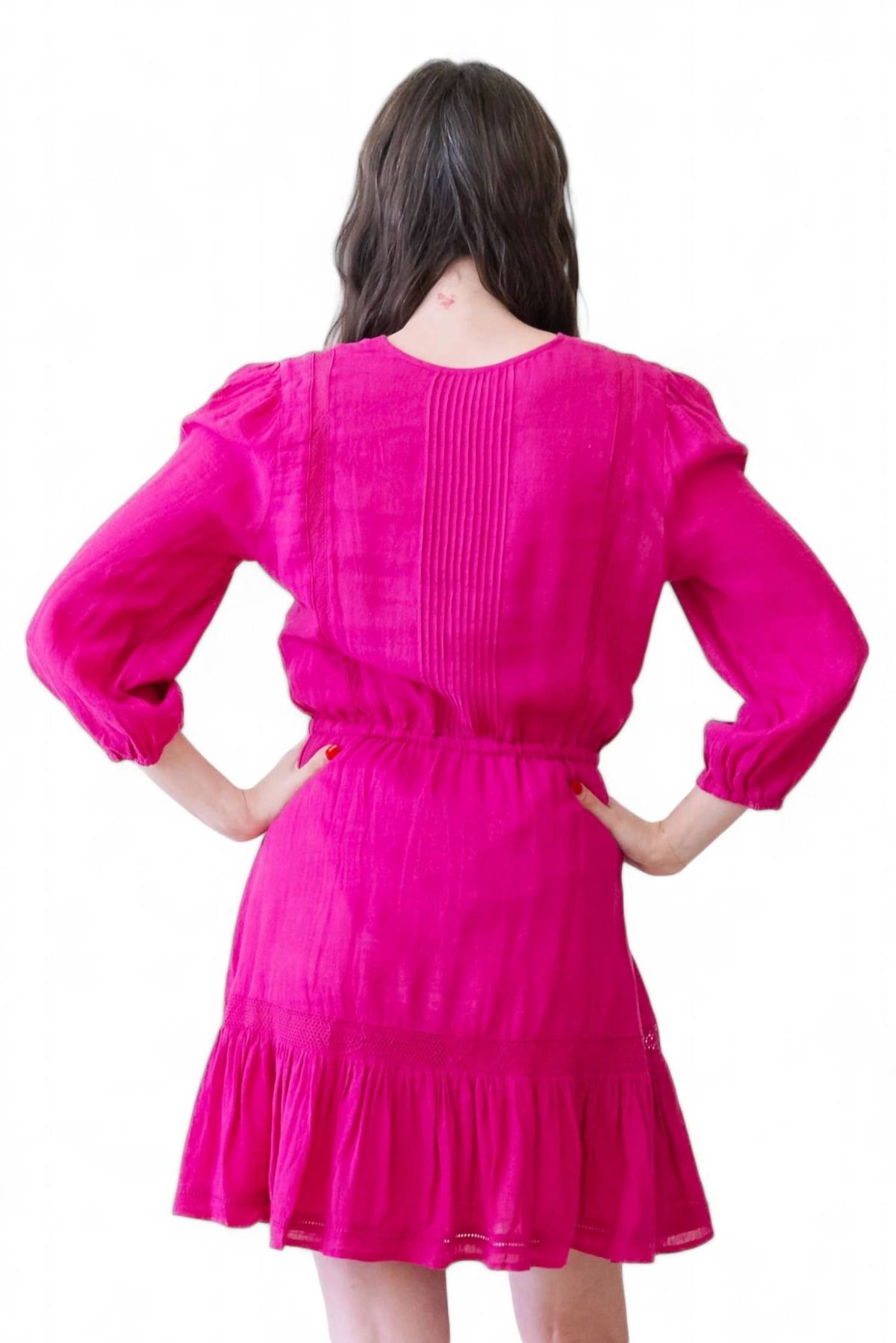 Style 1-3342410230-149 Rails Size L Long Sleeve Pink Cocktail Dress on Queenly