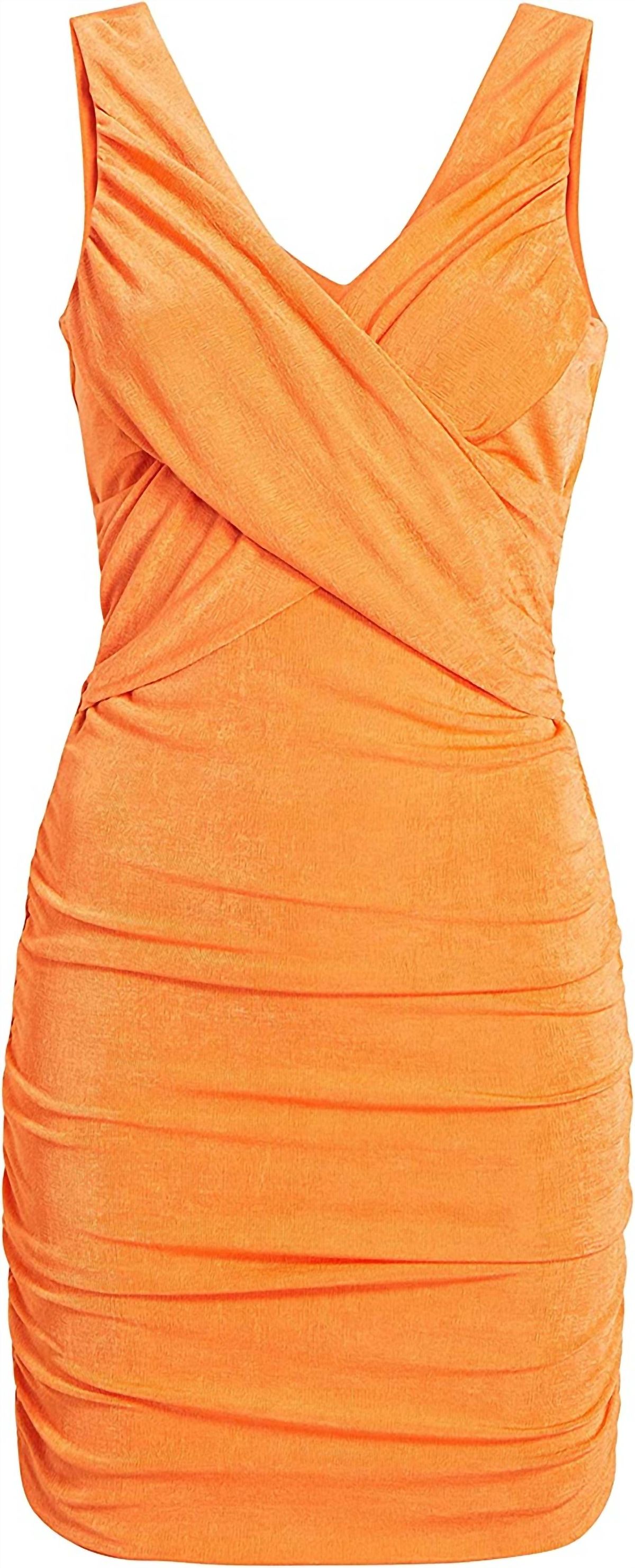 Style 1-1347661130-1498 LIKELY Size 4 Orange Cocktail Dress on Queenly