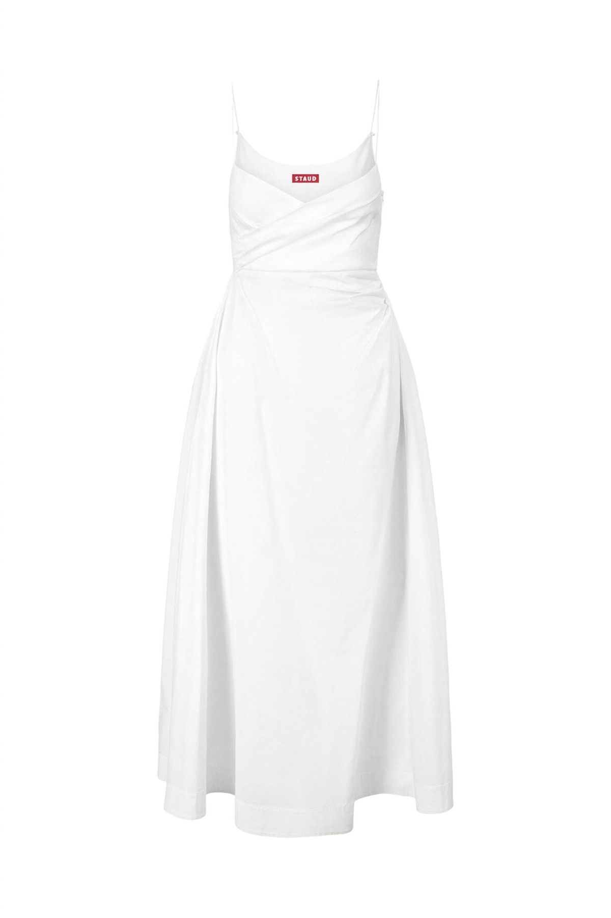 Style 1-1279772095-649 STAUD Size 2 White Floor Length Maxi on Queenly