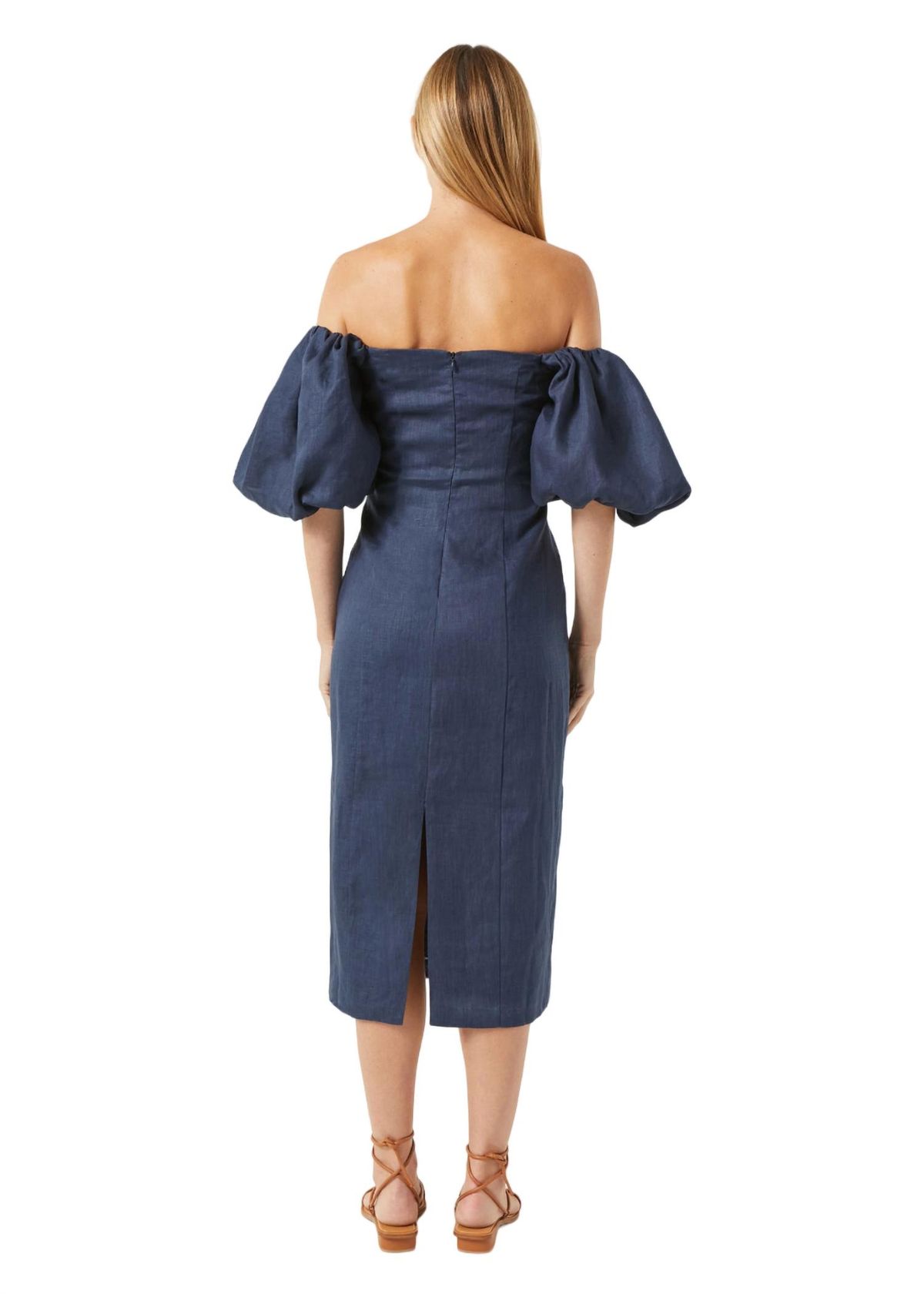 Style 1-152042786-1498 RHODE Size 4 Navy Blue Cocktail Dress on Queenly