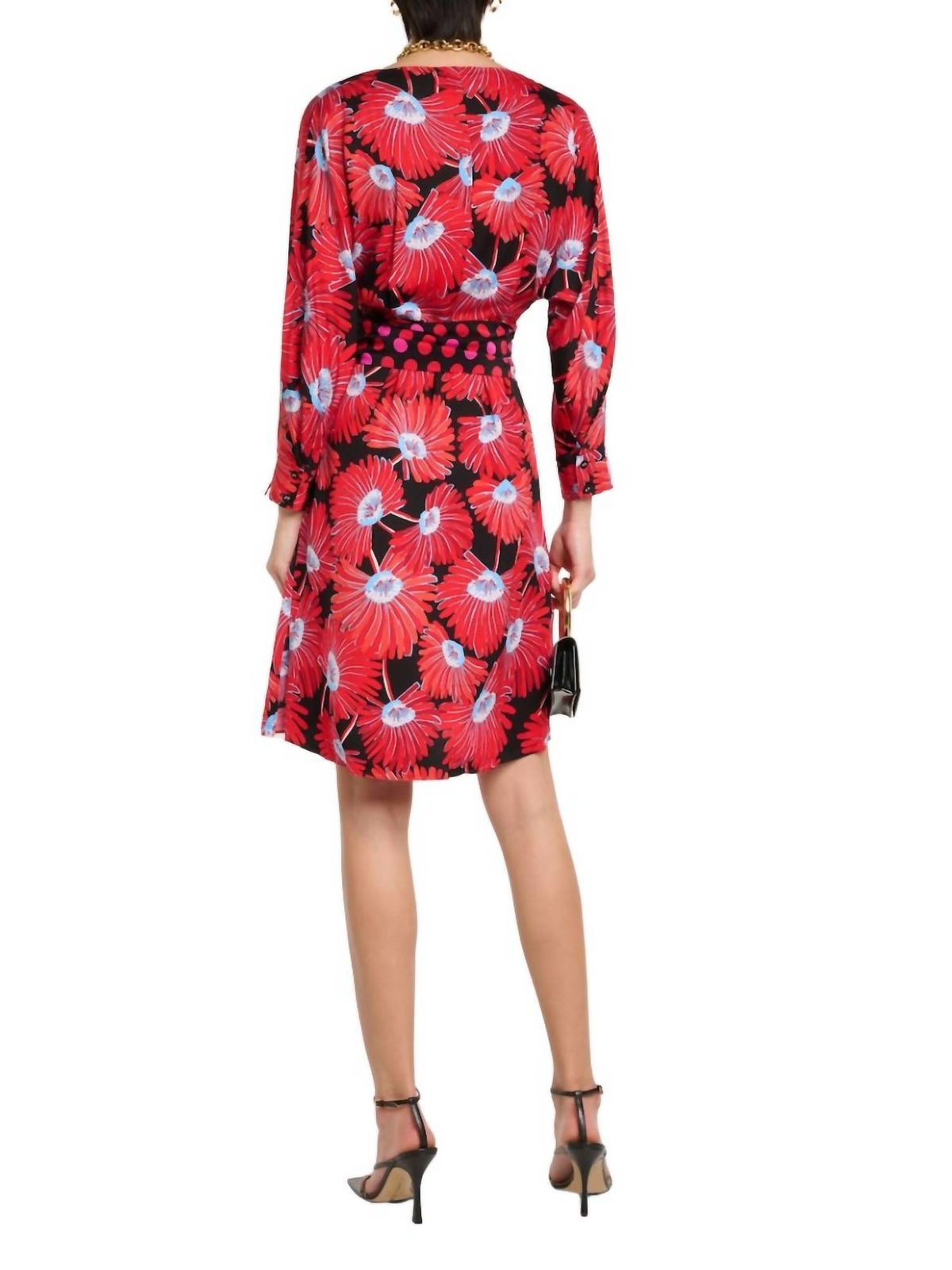 Style 1-314518835-1901 Diane von Furstenberg Size 6 Red Cocktail Dress on Queenly