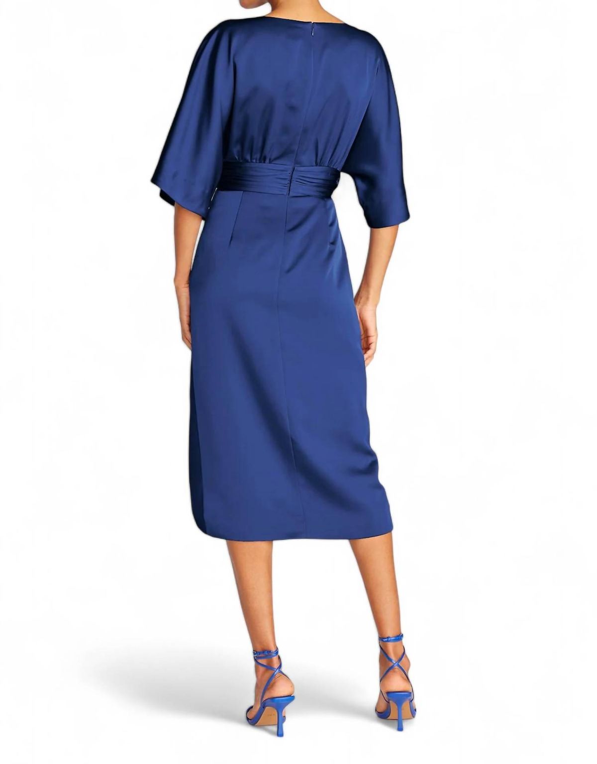 Style 1-3219767802-1498 THEIA Size 4 Royal Blue Cocktail Dress on Queenly