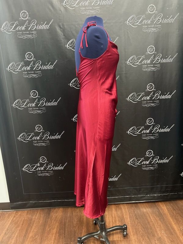 Size 4 Red Floor Length Maxi on Queenly