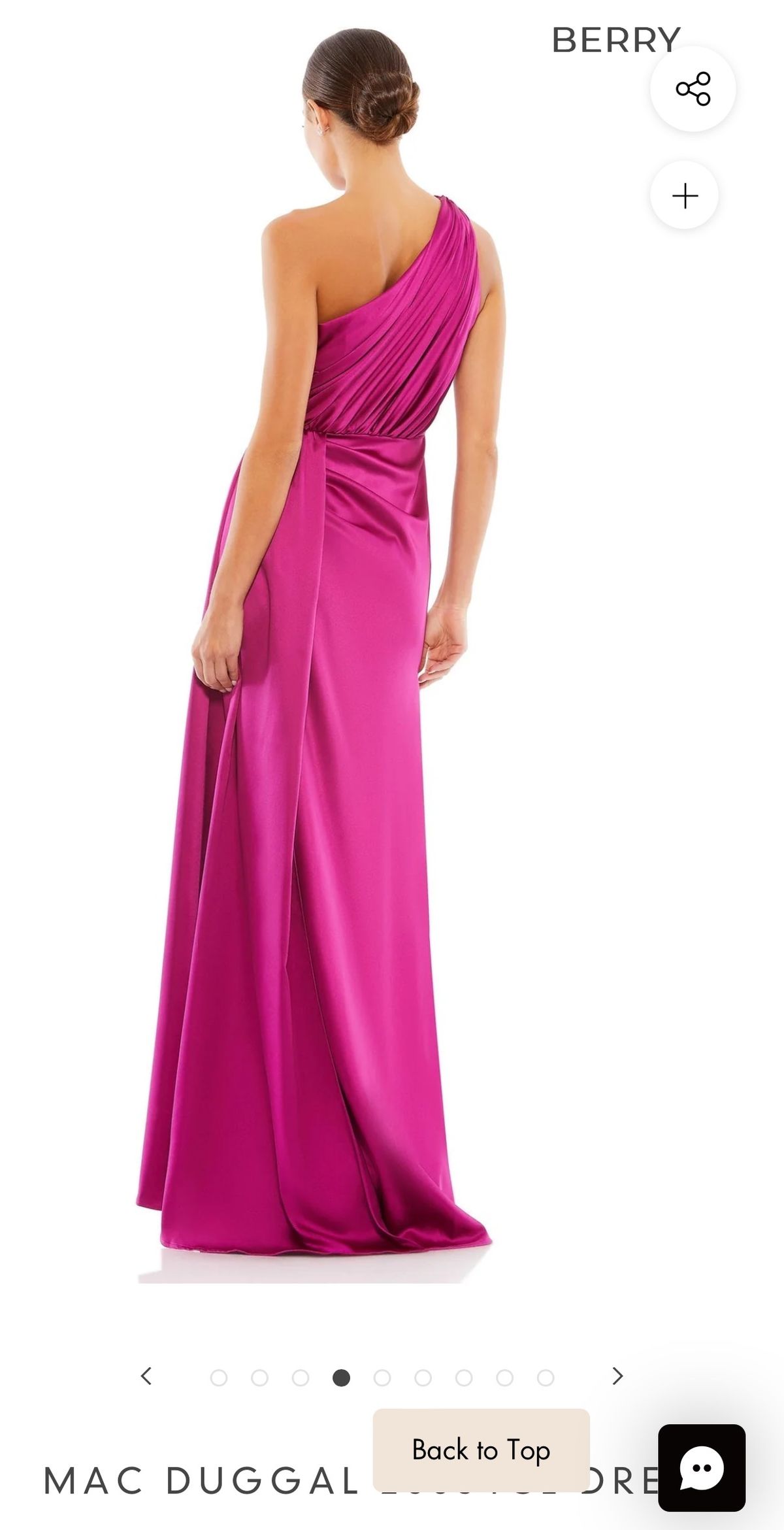 Mac Duggal Size 6 Prom One Shoulder Pink Side Slit Dress on Queenly