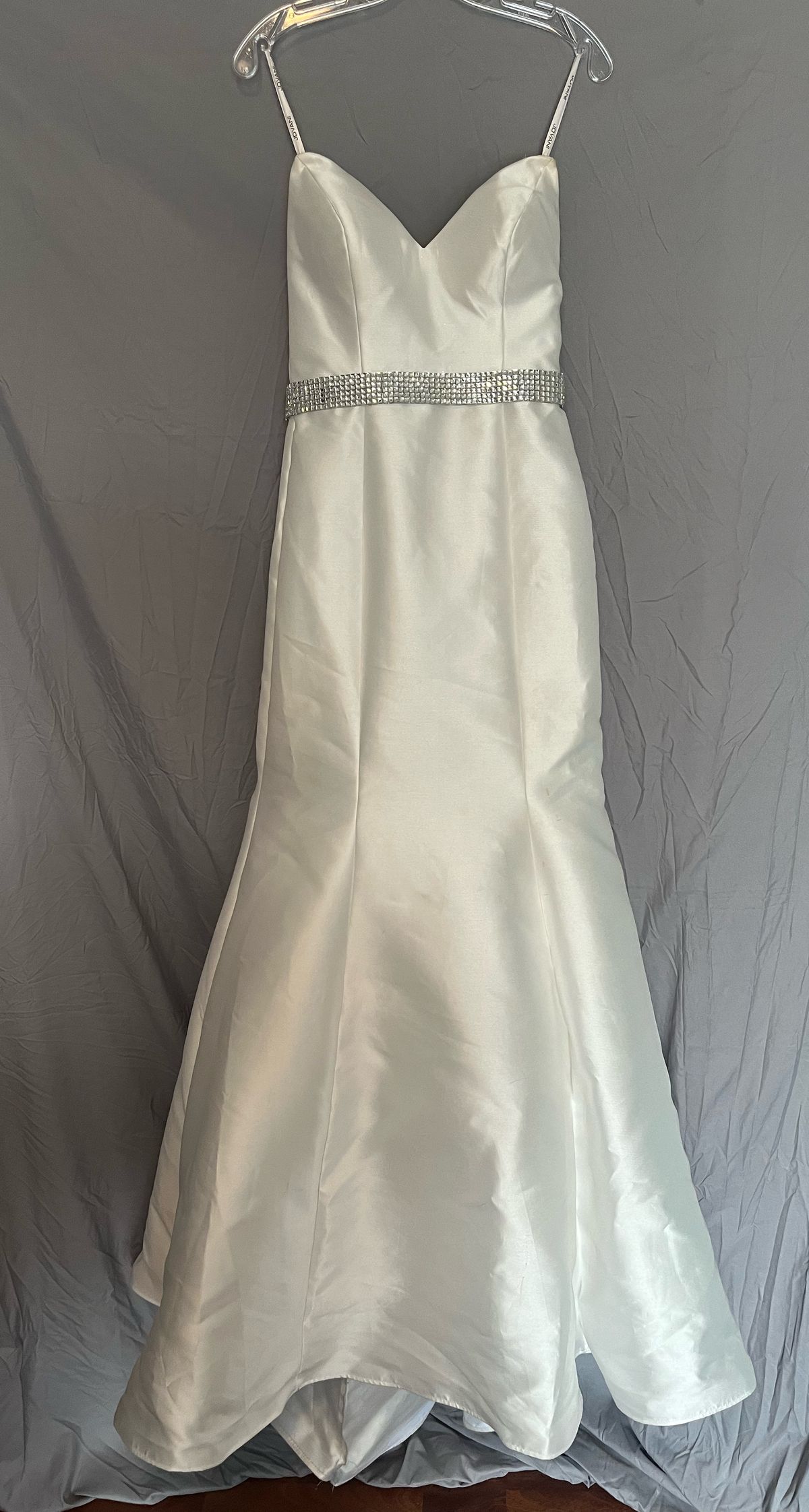 Jovani Size 6 Prom Strapless White Mermaid Dress on Queenly