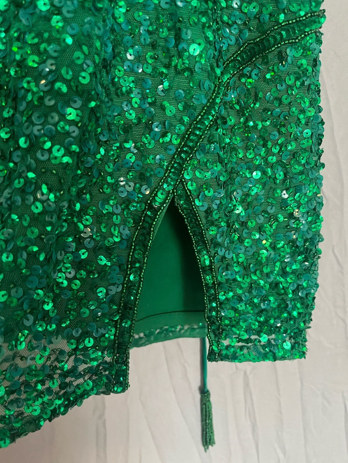 Rachel Allan Size 8 Prom Halter Green Cocktail Dress on Queenly