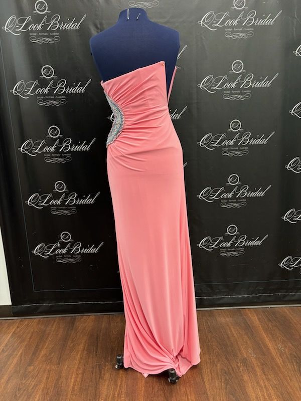 Size 4 Pink Floor Length Maxi on Queenly