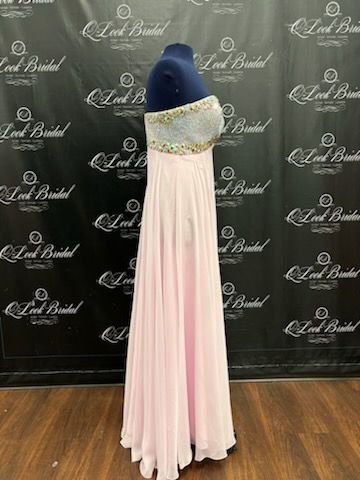 Size 4 Pink Floor Length Maxi on Queenly