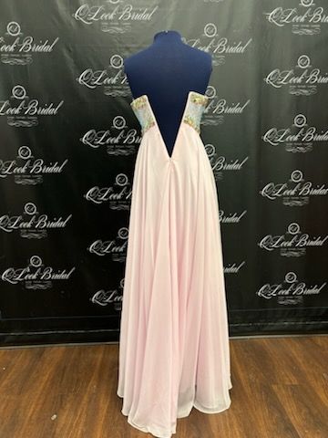 Size 4 Pink Floor Length Maxi on Queenly