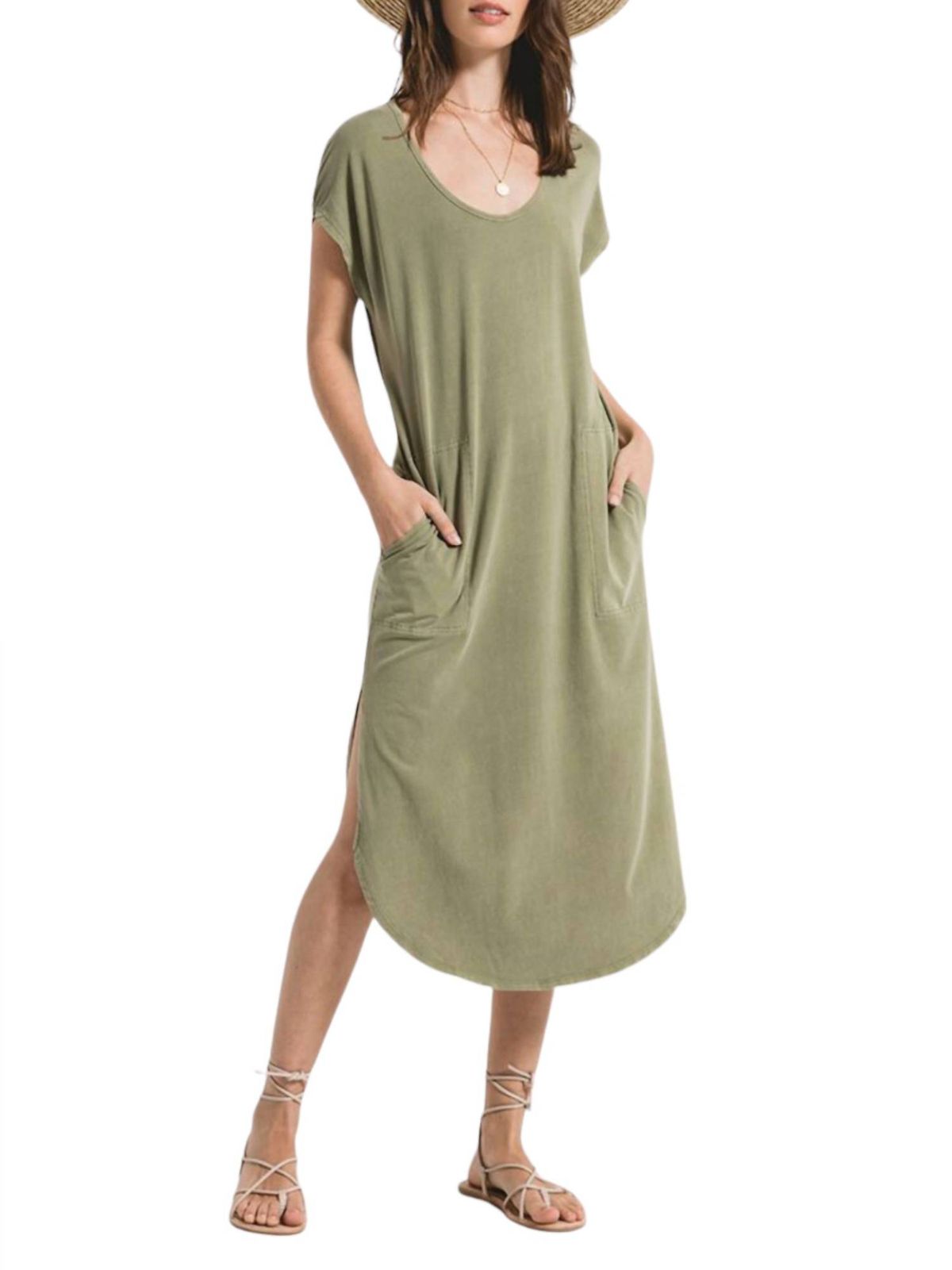 Style 1-1160452998-70 Z Supply Size XS Green Cocktail Dress on Queenly