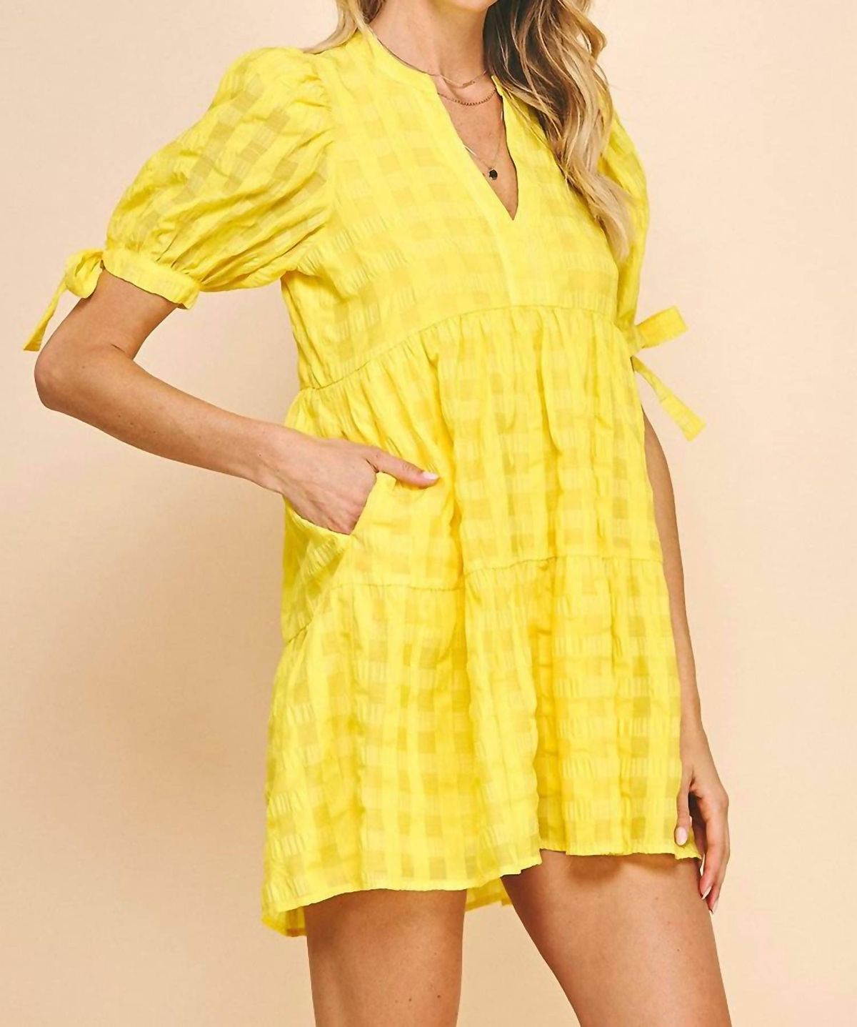 Style 1-545626443-74 PINCH Size S Prom Yellow Cocktail Dress on Queenly