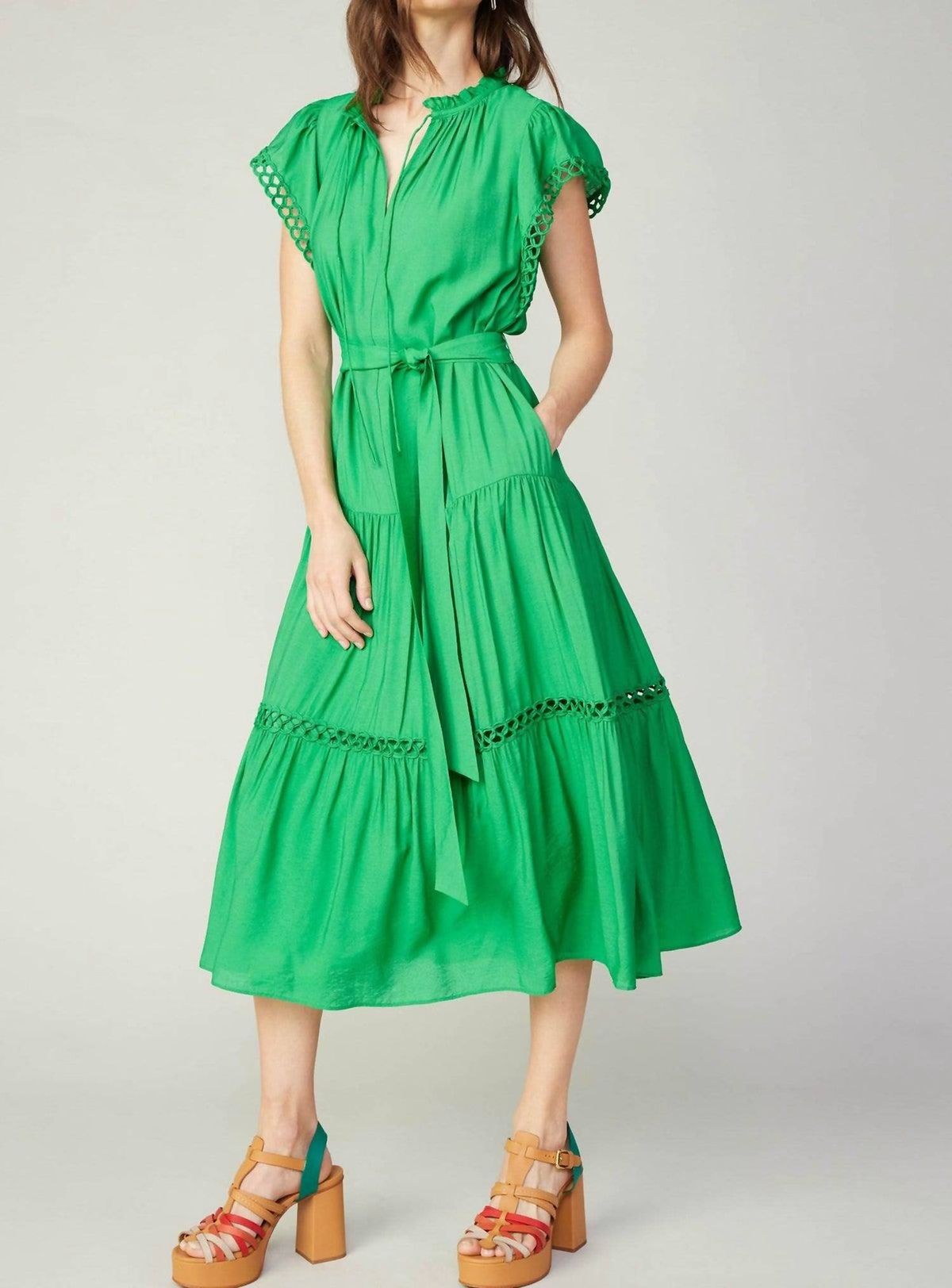 Style 1-4056970114-70 current air Size XS Emerald Green Cocktail Dress on Queenly