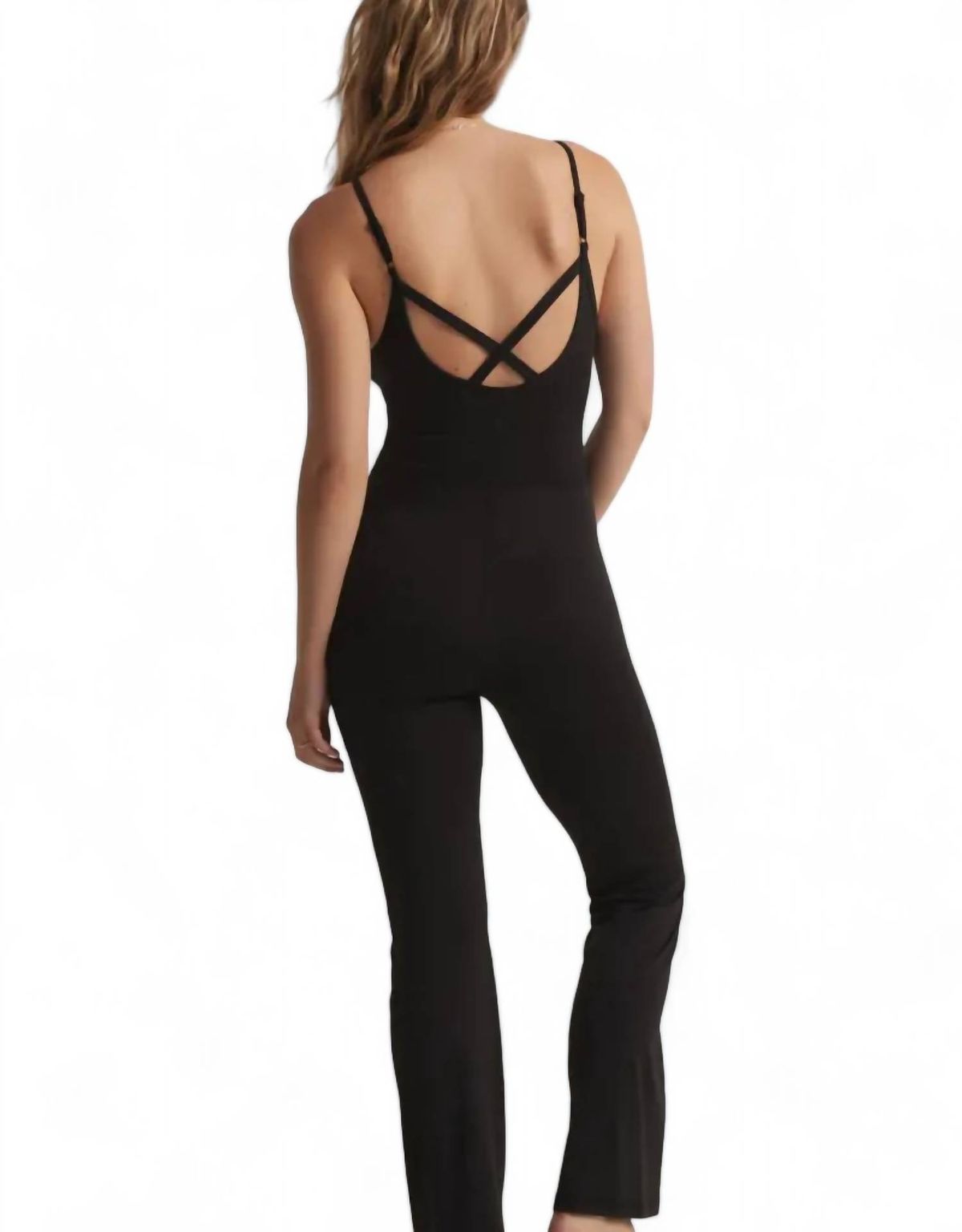 Style 1-3401521592-149 Z Supply Size L Black Formal Jumpsuit on Queenly