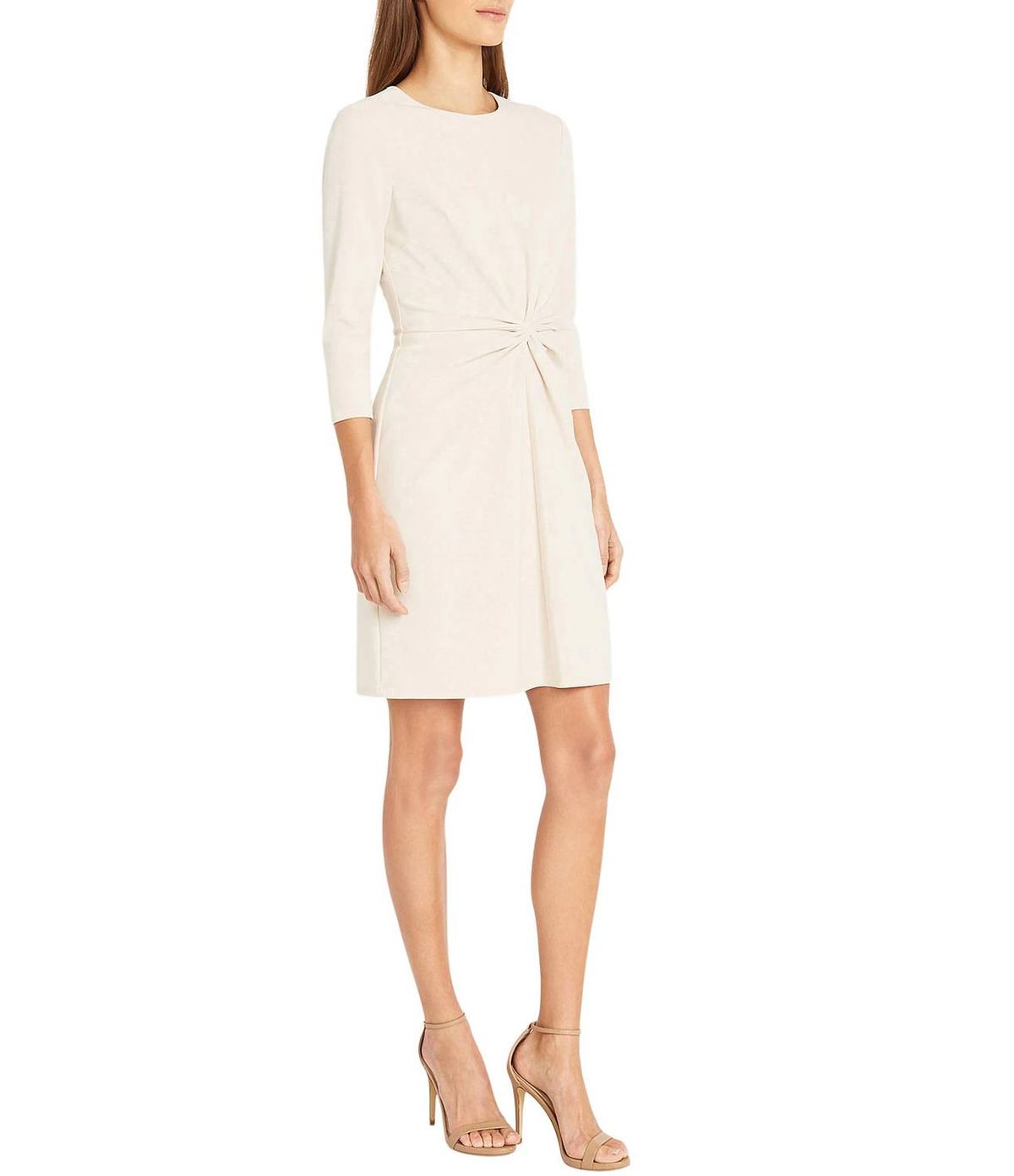 Style 1-3688031672-1901 Donna Morgan Size 6 White Cocktail Dress on Queenly