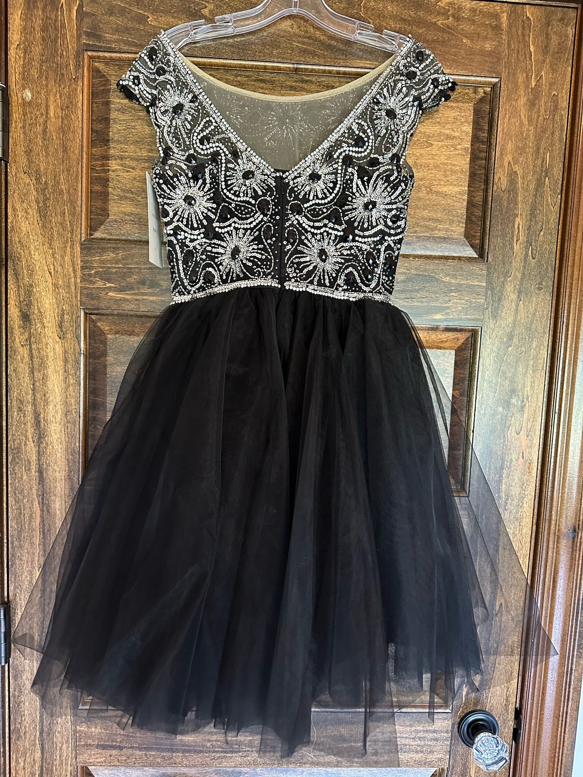 Sherri Hill Size 4 Homecoming Black Cocktail Dress on Queenly