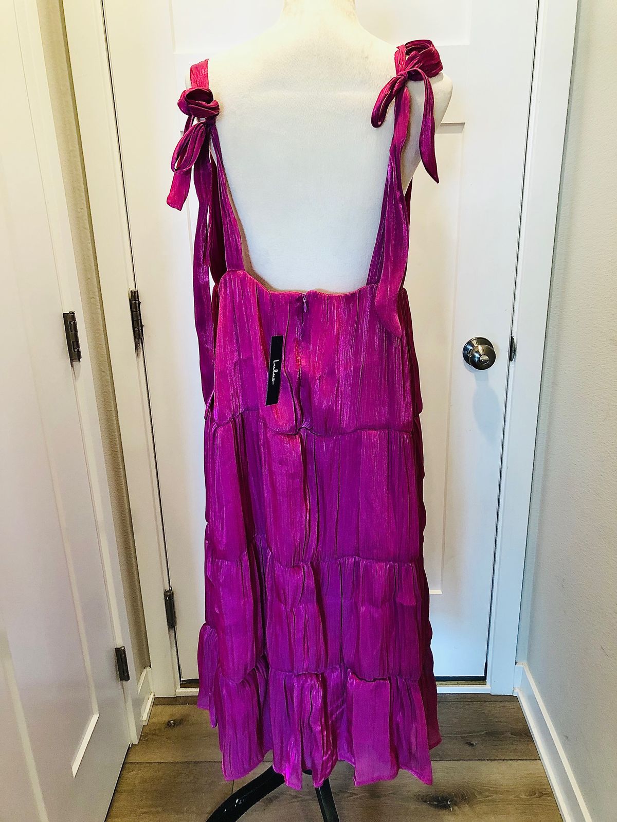 Lulus Size XL Plunge Pink A-line Dress on Queenly