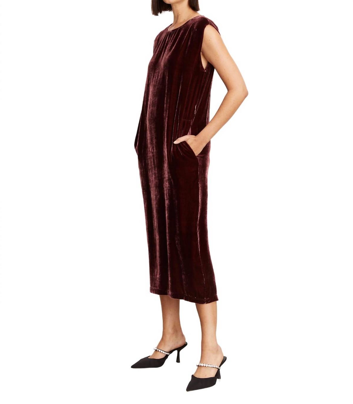 Style 1-1559452718-74 Velvet by Graham & Spencer Size S Satin Burgundy Red Floor Length Maxi on Queenly