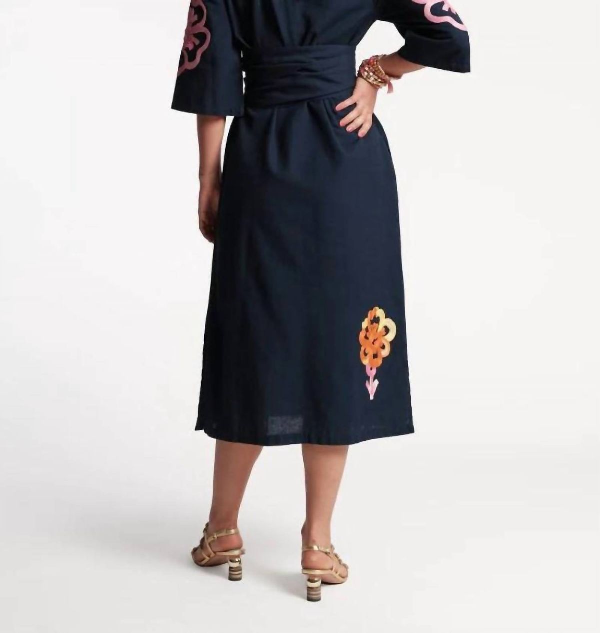 Style 1-2601335758-74 FRANCES VALENTINE Size S Navy Blue Cocktail Dress on Queenly