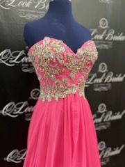 Size 4 Pink A-line Dress on Queenly