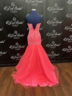 Size 4 Pink Mermaid Dress on Queenly