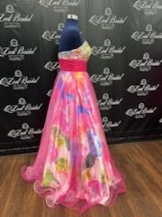 Size 4 Multicolor Ball Gown on Queenly