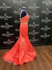 Size 4 Orange Mermaid Dress on Queenly