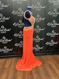 Size 4 Orange A-line Dress on Queenly