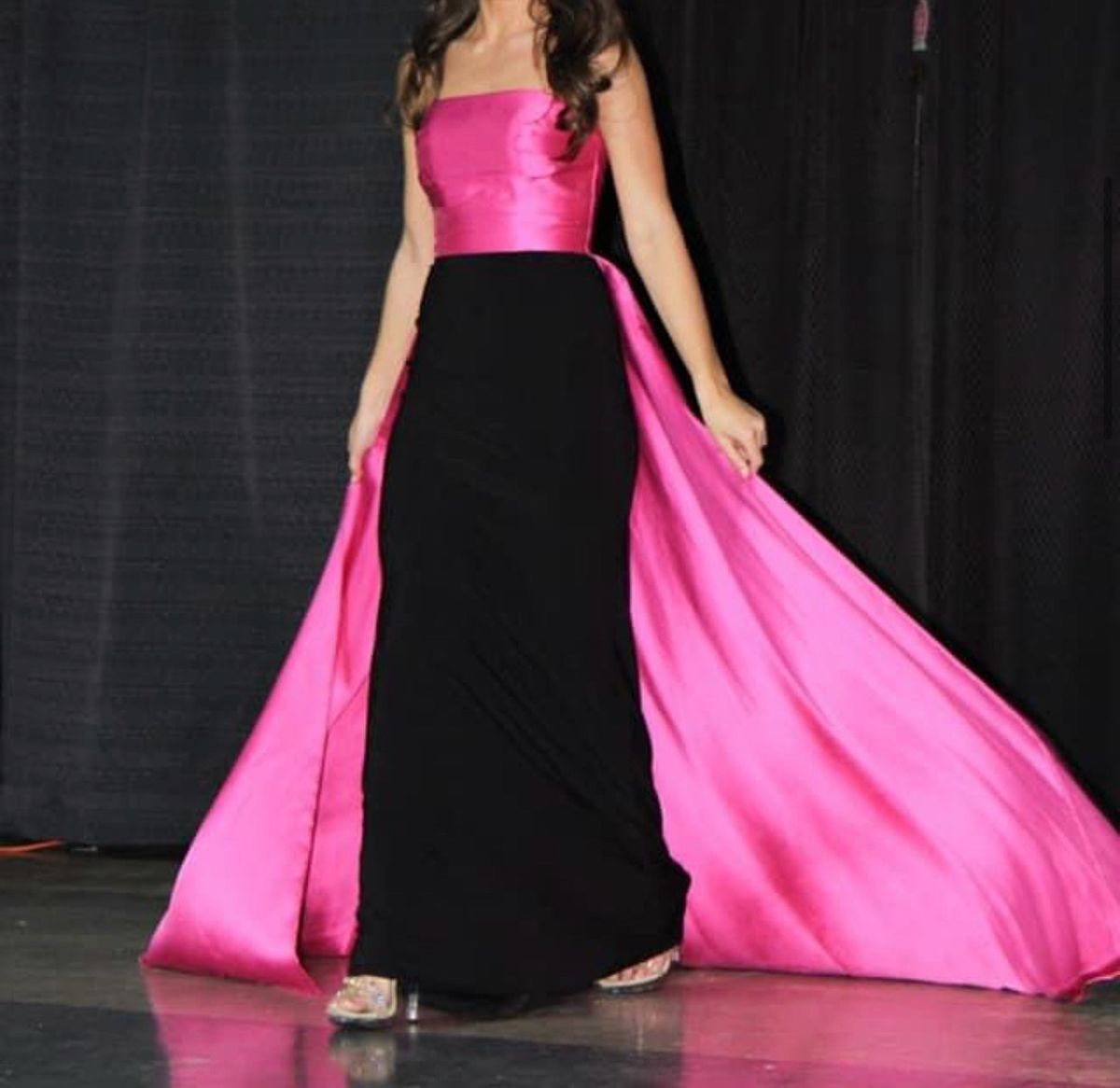 Style 6004 Johnathan Kayne Size 0 Prom Strapless Hot Pink A-line Dress on Queenly