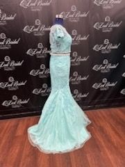 Size 4 Blue Mermaid Dress on Queenly