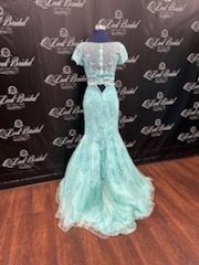 Size 4 Blue Mermaid Dress on Queenly