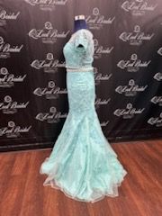 Size 4 Blue Mermaid Dress on Queenly