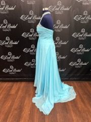 Size 4 Blue A-line Dress on Queenly