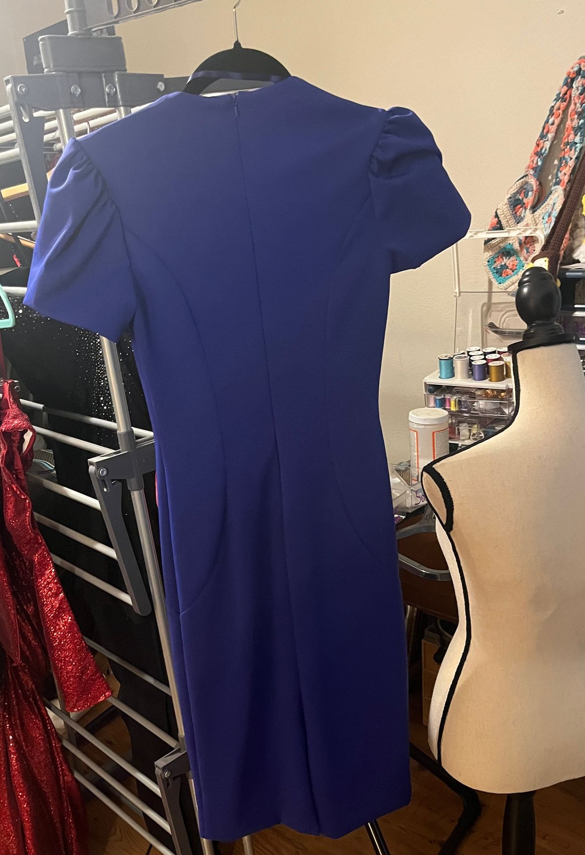 Ashley Lauren Size 4 Pageant Blue Cocktail Dress on Queenly