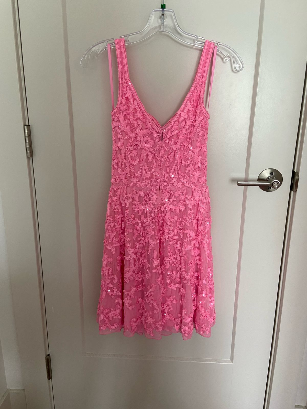 Ashley Lauren Size 0 Homecoming Pink Cocktail Dress on Queenly