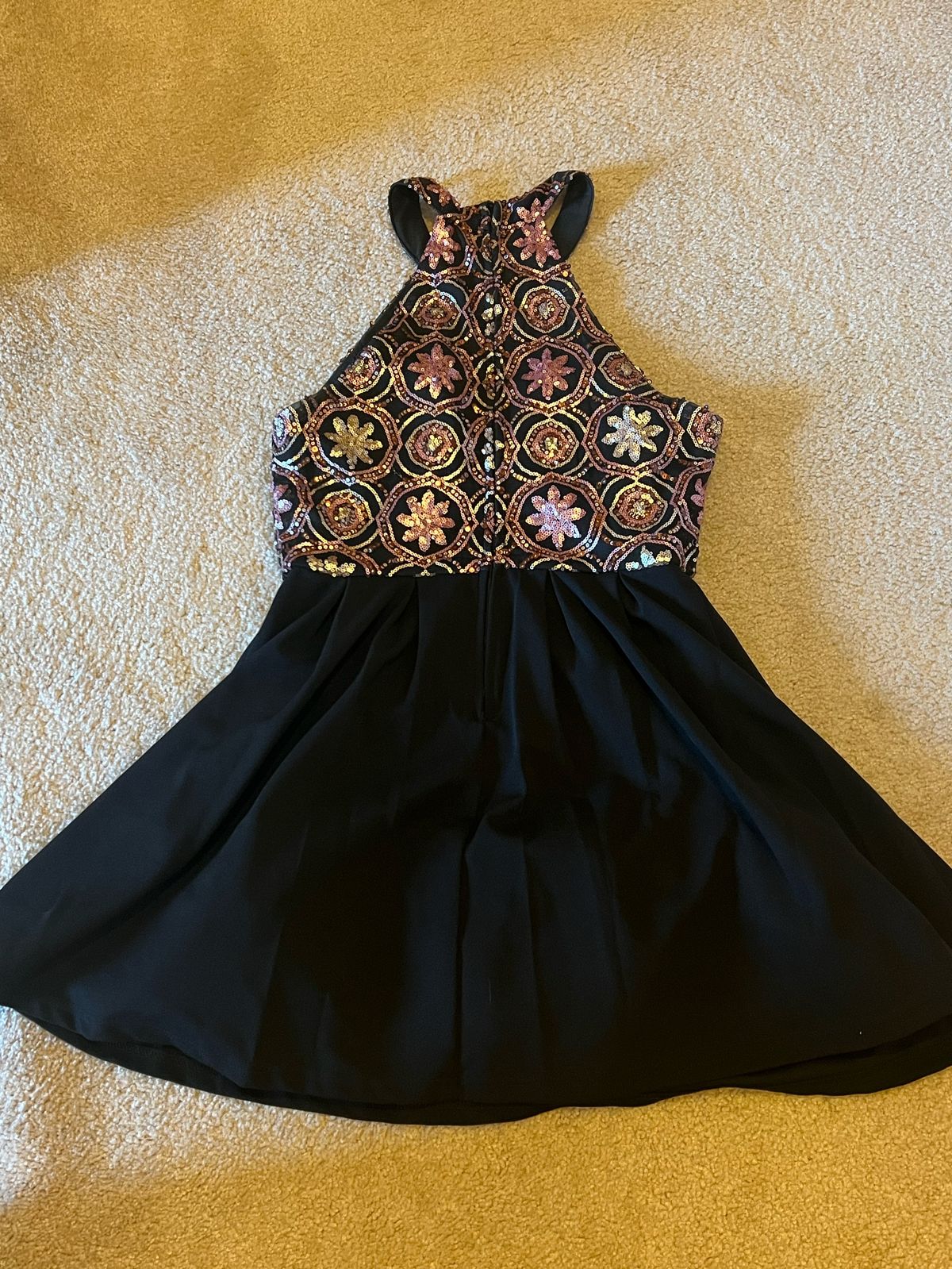 Size 6 Rose Gold A-line Dress on Queenly