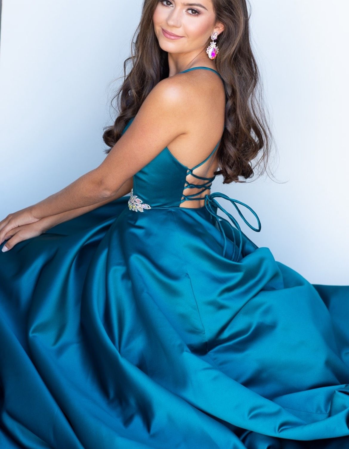 Sherri Hill Size 00 Prom Blue Ball Gown on Queenly