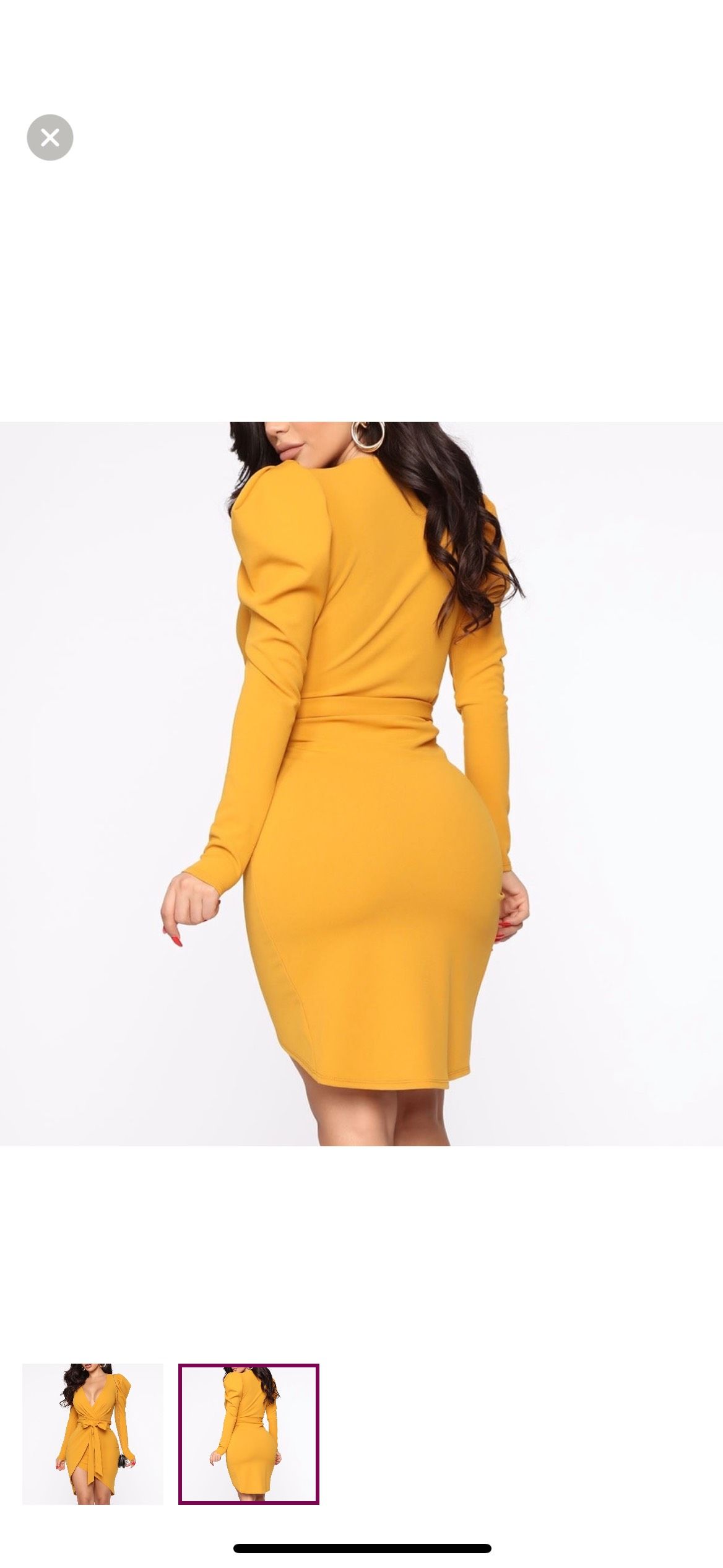 Fashion Nova Size L Nightclub Long Sleeve Gold Cocktail Dress on Queenly