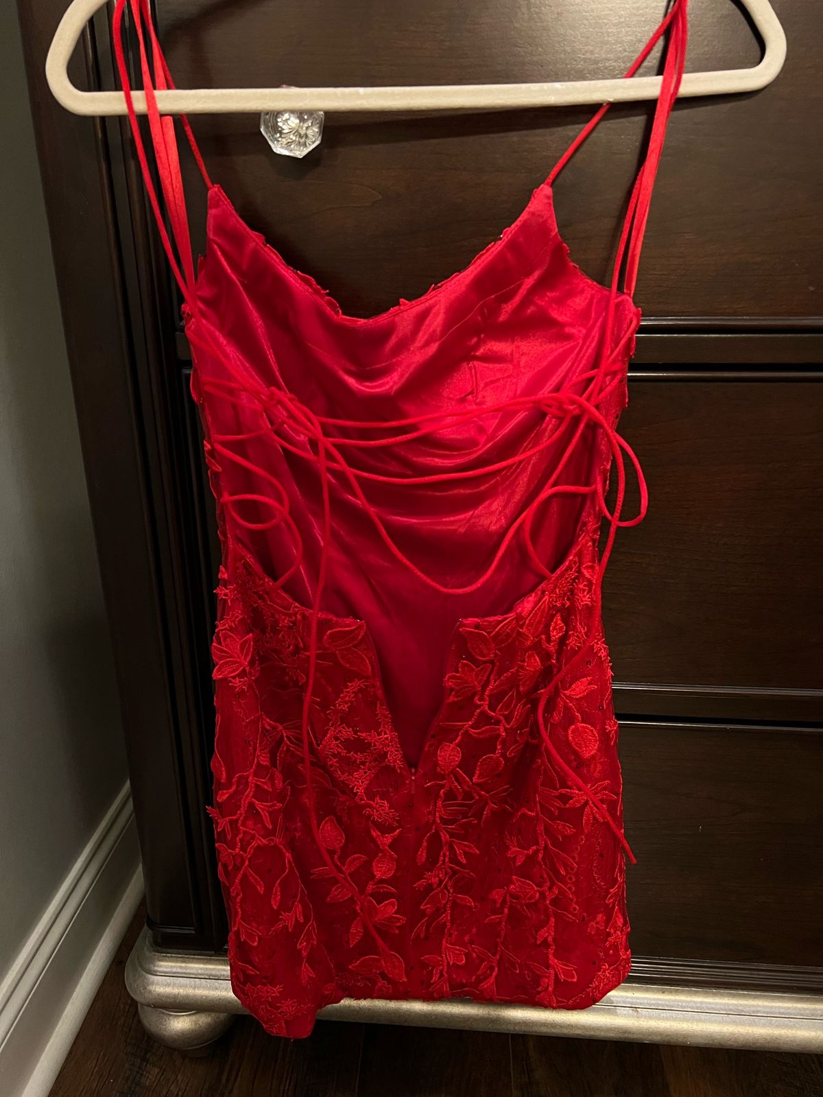 Size 0 Prom Red Cocktail Dress on Queenly