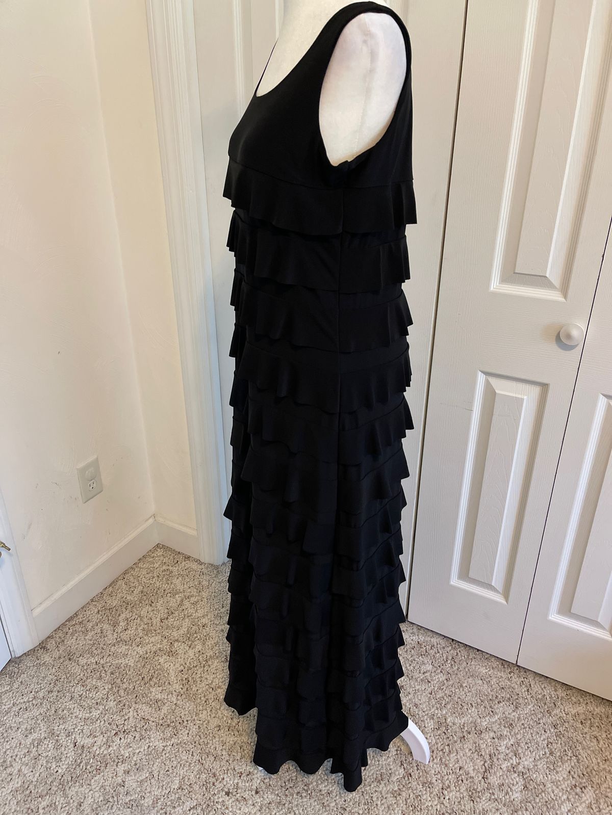 Size 12 Black A-line Dress on Queenly