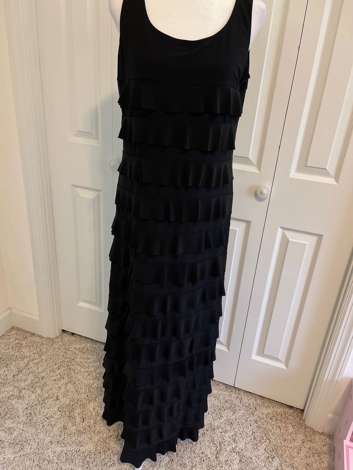 Size 12 Black A-line Dress on Queenly