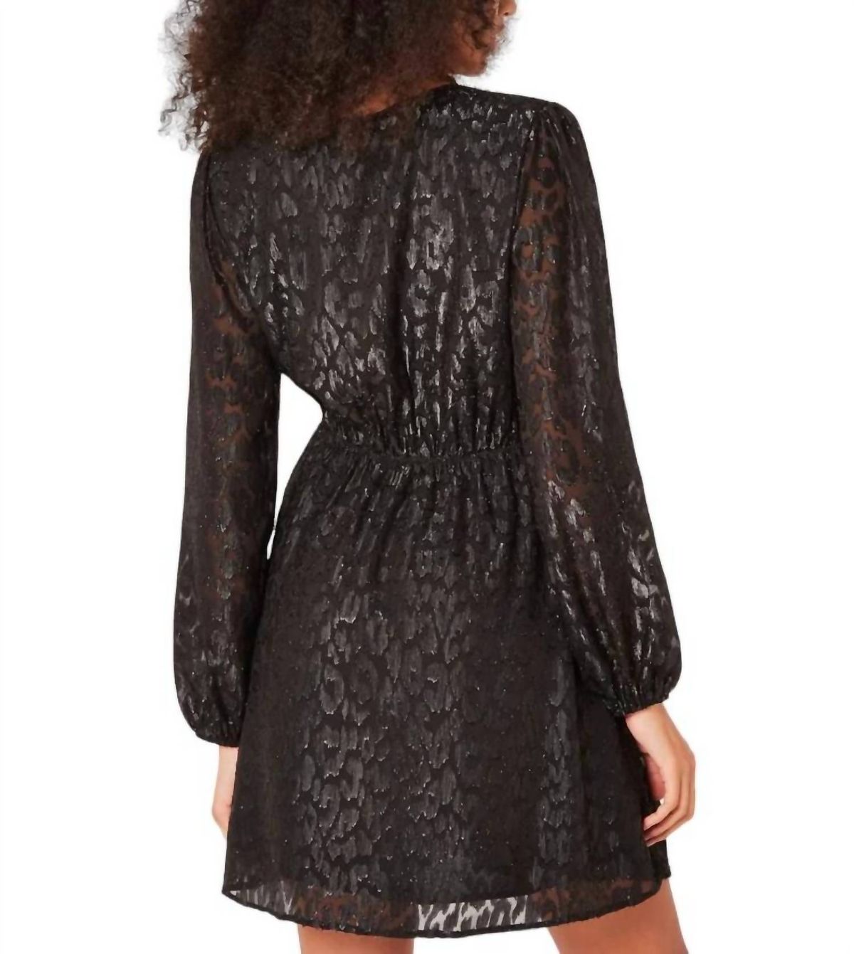 Style 1-1753627432-149 APRICOT Size L Long Sleeve Black Cocktail Dress on Queenly