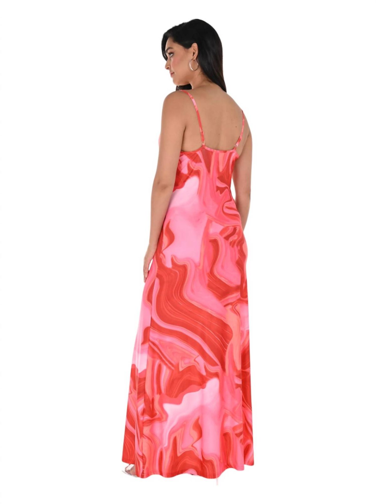 Style 1-1871553080-149 Frank Lyman Size L Pink Floor Length Maxi on Queenly