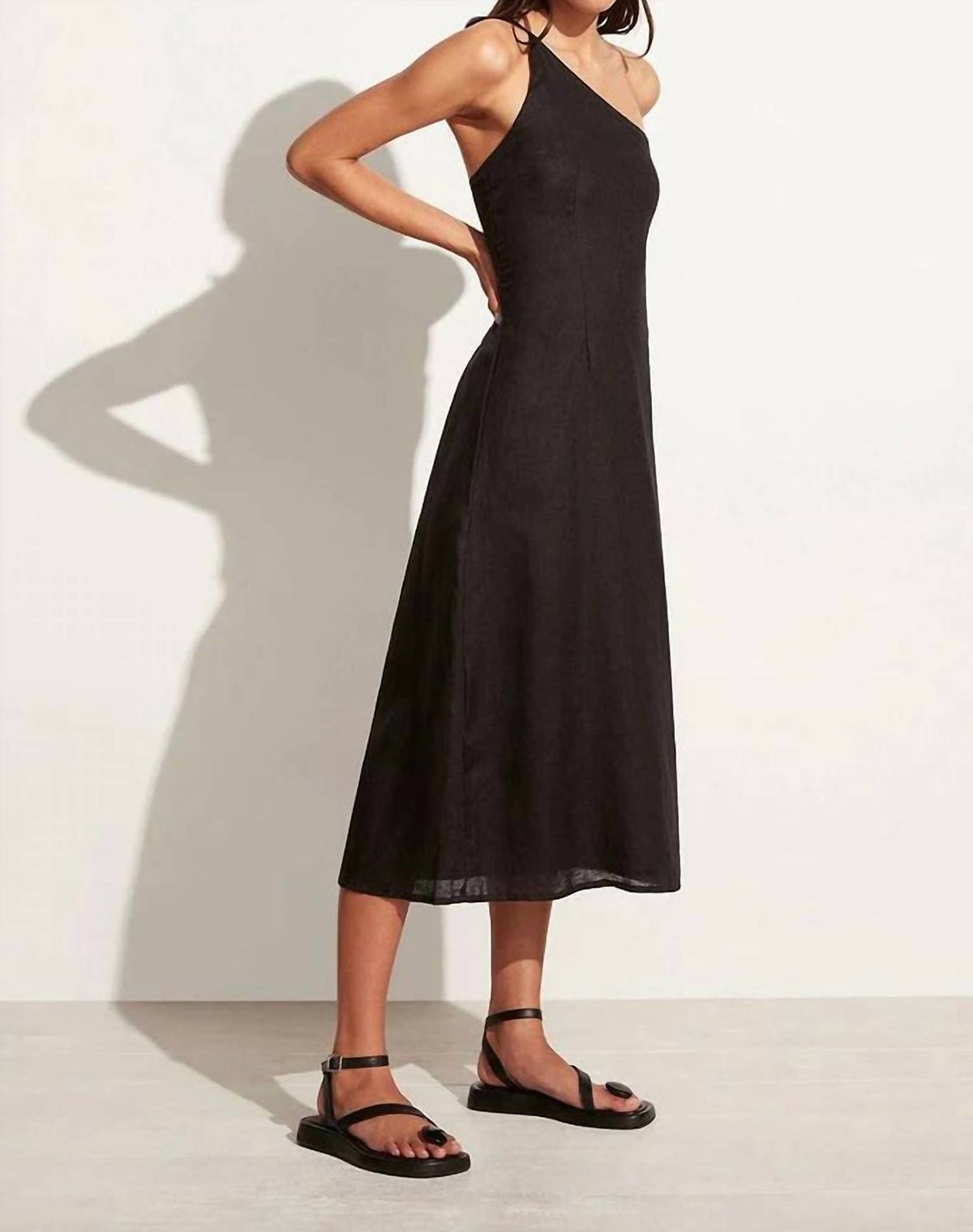 Style 1-2735757638-892 FAITHFULL THE BRAND Size M Black Cocktail Dress on Queenly