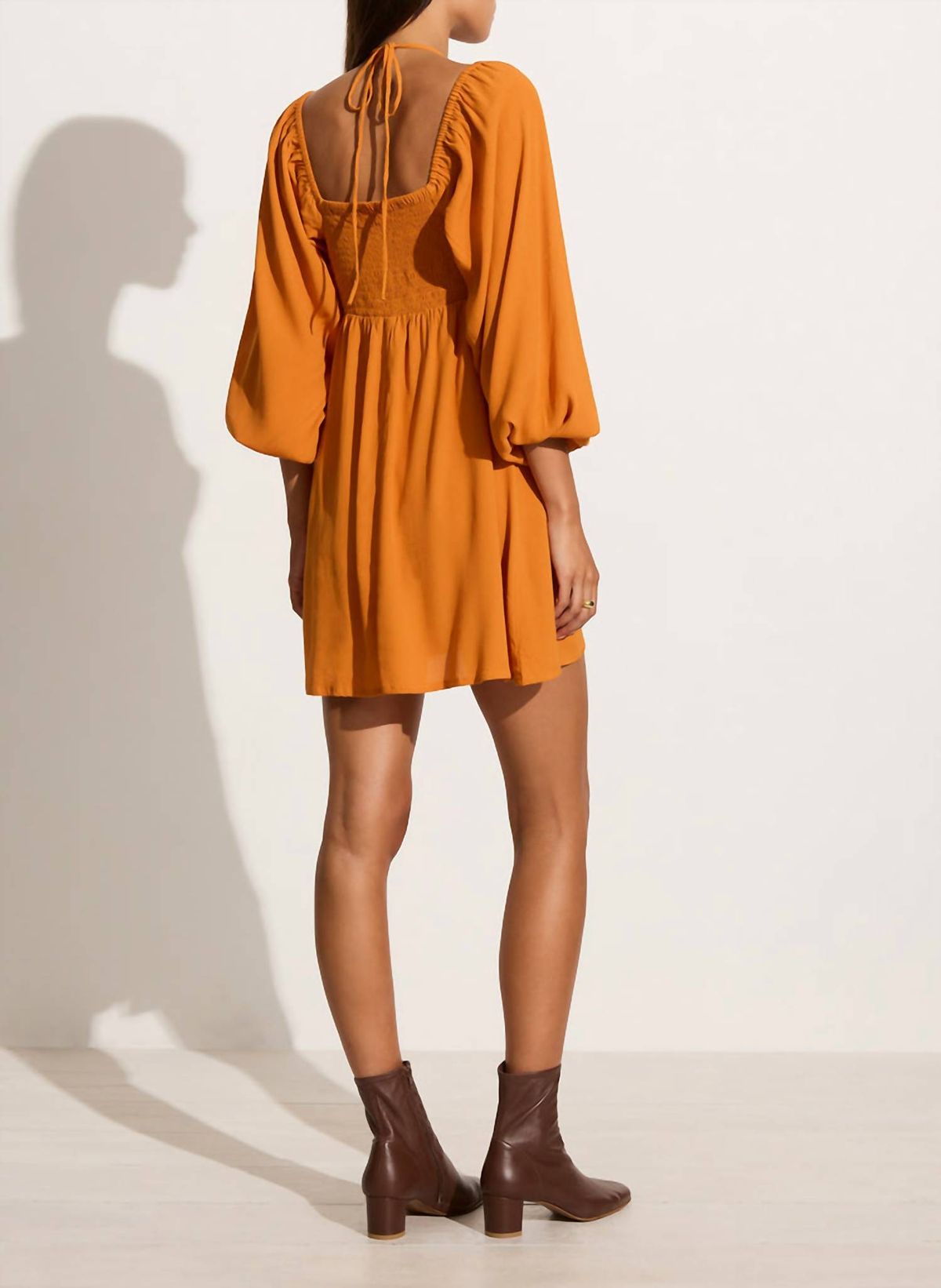 Style 1-290703304-149 FAITHFULL THE BRAND Size L Orange Cocktail Dress on Queenly