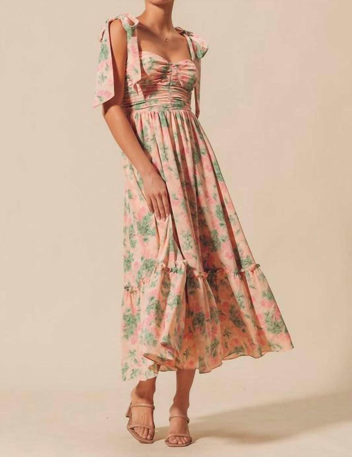 Style 1-3167336916-892 So Me Size M Floral Pink Cocktail Dress on Queenly